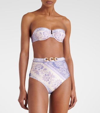 Culotte de bikini Lucky à fleurs | Zimmermann