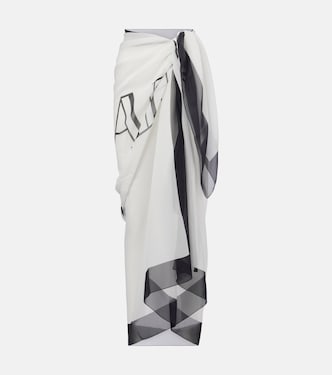Balmain Couture silk beach cover-up | Balmain