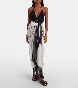Balmain Couture silk beach cover-up | Balmain