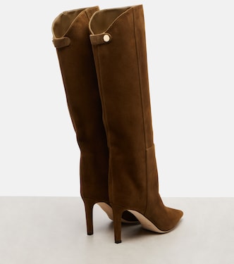 Alizze 85 suede knee-high boots | Jimmy Choo
