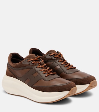Baskets Hogan H696 à plateforme en cuir | Hogan