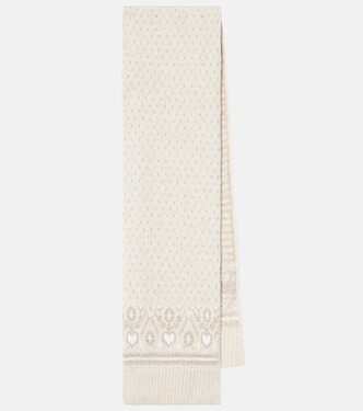 Lucerne Fair Isle cashmere scarf | Khaite