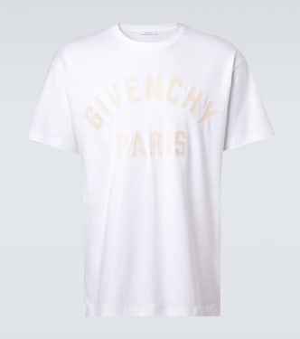 Embroidered logo cotton jersey T-shirt | Givenchy