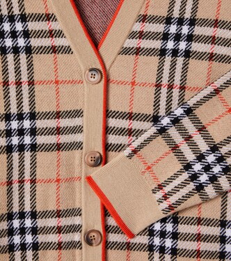 Burberry Check wool cardigan | Burberry Kids