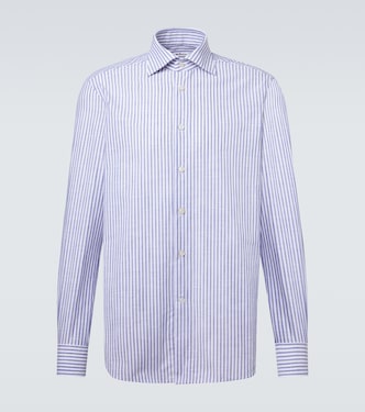 Striped cotton shirt | Kiton