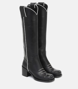 Western knee-high boots | Miu Miu