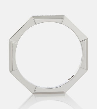 Anello Link To Love in oro bianco 18kt | Gucci