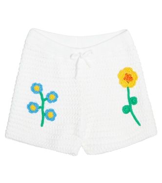 Shorts de croché de algodón bordados | Stella McCartney Kids