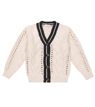 Cardigan en coton mélangé | Brunello Cucinelli Kids