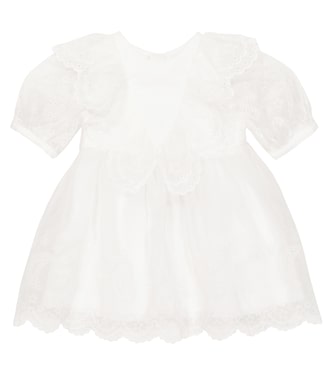 Baby Besticktes Kleid aus Seide | Stella McCartney Kids