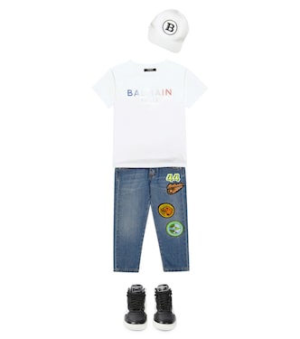 Logo cotton T-shirt | Balmain Kids