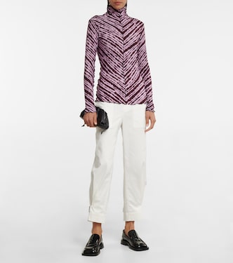 White Label top de punto fino estampado | Proenza Schouler