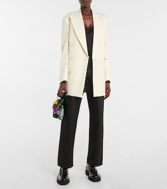 Blazer in lana con cintura | Dries Van Noten