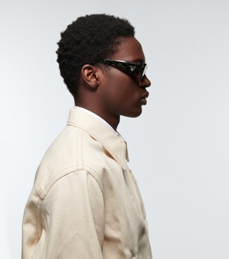 Rectangular acetate sunglasses | Prada
