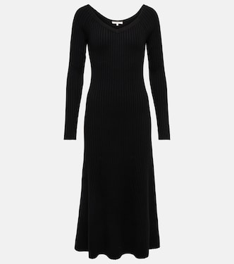 Robe midi Smooth Silhouettes en laine mélangée | Dorothee Schumacher