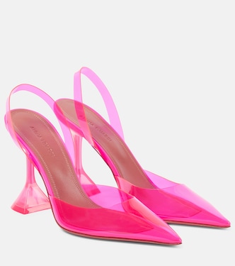 Slingback-Pumps Holli Glass | Amina Muaddi