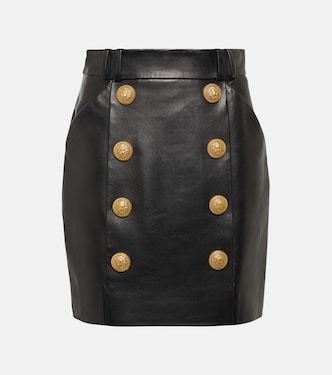 Minigonna in pelle | Balmain