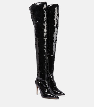 Botas mosqueteras Elixir con lentejuelas | Alexandre Vauthier