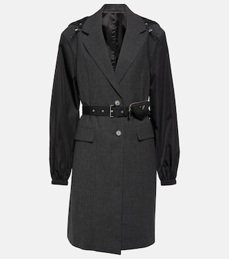 Mantel aus Schurwolle | Prada