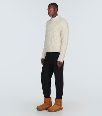 Ankle Boots Snap aus Veloursleder | Bottega Veneta