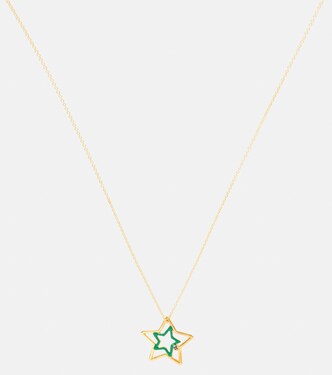 Collana Estrella in oro 9kt con zaffiro blu | Aliita
