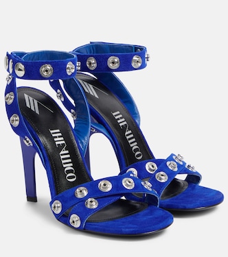 Sandalen Cosmo 105 aus Veloursleder | The Attico