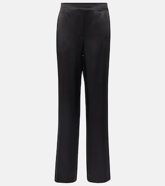 Tova silk satin straight pants  | Joseph