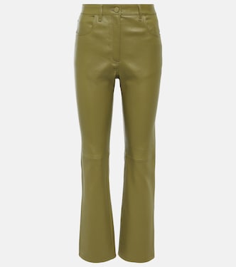 Pantaloni regular Stretch Duke in pelle | Joseph
