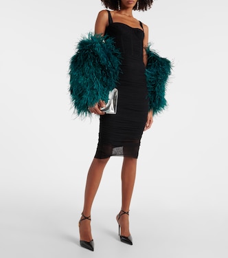 Mantella con piume | Dolce&Gabbana