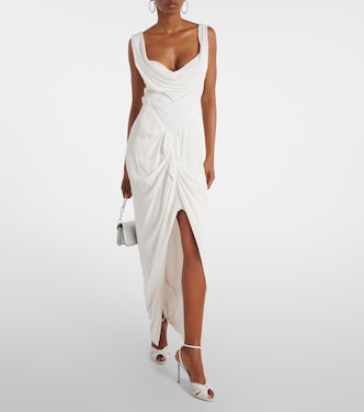 Sandali Slow Kisses in pelle e tulle | Aquazzura