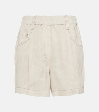 Shorts in lino | Brunello Cucinelli