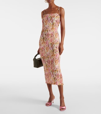Robe midi Golden à fleurs | Zimmermann