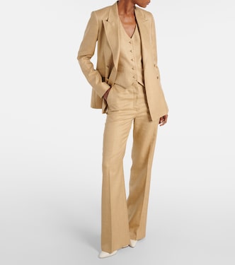 Wool, silk and linen vest | Gabriela Hearst