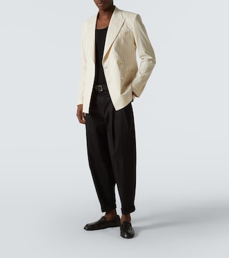 Blazer in misto cotone a righe | Dolce&Gabbana