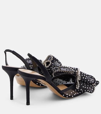 Slingback-Pumps Le Cadeau mit Kristallen | Mach & Mach