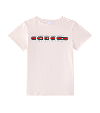 T-Shirt aus Baumwoll-Jersey | Gucci Kids