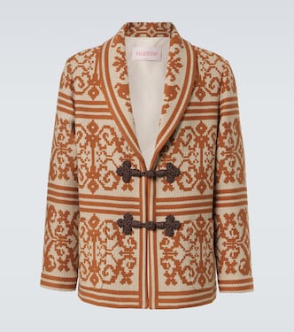 Cardigan aus Baumwolle und Leinen | Valentino