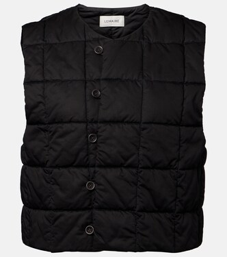 Quilted cotton puffer vest | Lemaire
