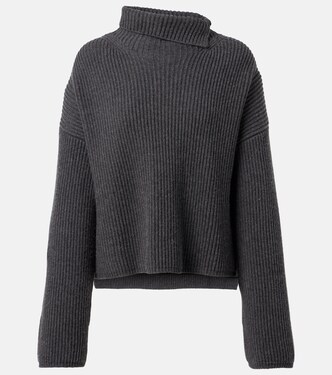 Ribbed-knit wool-blend turtleneck sweater | Joseph