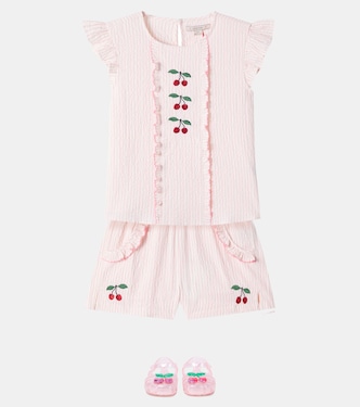 Top Ellie brodé en coton | Konges Sløjd