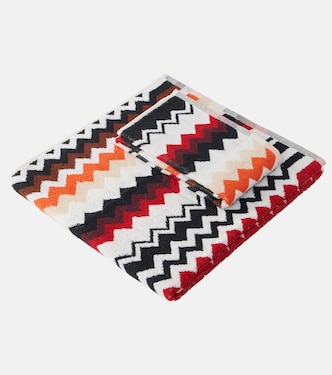 Set de 2 serviettes Zigzag en coton | Missoni