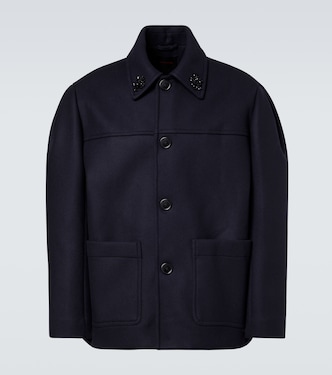Embellished wool-blend jacket | Simone Rocha
