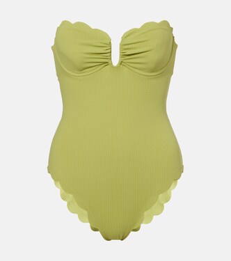 Lisbon scalloped swimsuit | Marysia
