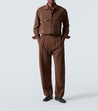 Silk-blend shirt | Lemaire