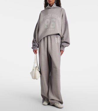 Logo printed cotton jersey sweatshirt | Acne Studios