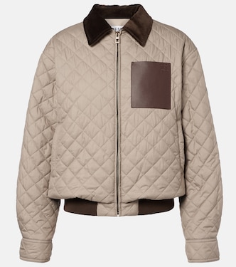 Steppjacke Anagram mit Leder | Loewe
