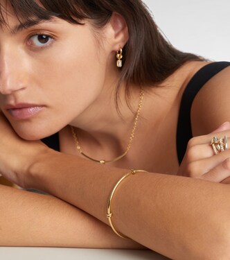 Armreif Kini aus 18kt Gelbgold mit Diamanten | Spinelli Kilcollin