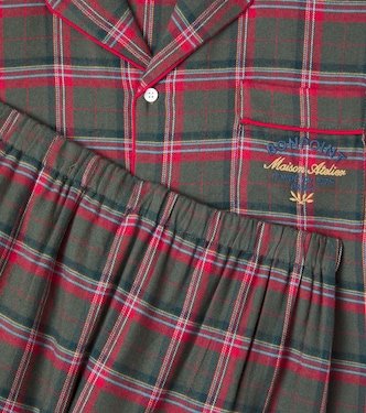Dormeur plaid cotton pajamas | Bonpoint