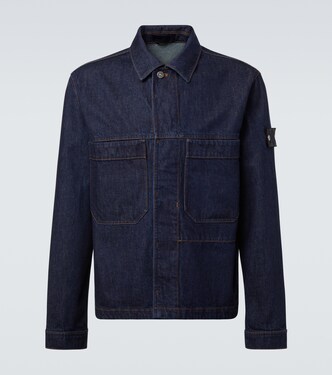 Compass denim overshirt | Stone Island