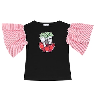 Camiseta de algodón estampada | Monnalisa